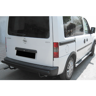 Heckbügel AK002 Schwarz (Edelstahl) Opel Combo 2002–2012