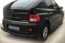 SsangYong Action 2005-2018 Heckschutz AK002 Schwarz (Edelstahl) Foto 1