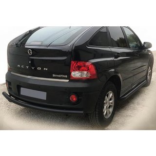 Heckschutz AK002 Schwarz (Edelstahl) SsangYong Action 2005-2018