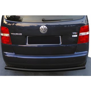 Heckschutz AK002 Schwarz (1 Stk, Edelstahl) Volkswagen Touran 2003-2010