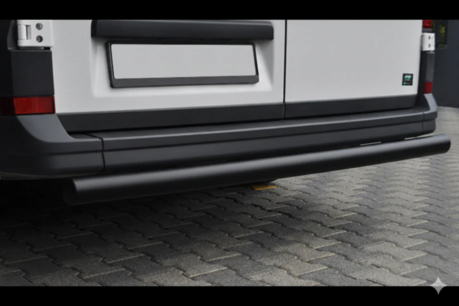 Volkswagen Crafter 2016- Heckschutz AK002 Schwarz (Edelstahl) Image
