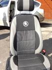Skoda Octavia II A5 2006-2010 Autositzbezüge (Kunstleder↗Stoff, Premium) Foto 19