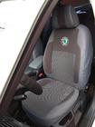 Skoda Octavia II A5 2010-2013 Autositzbezüge (Kunstleder↗Stoff, Premium) Foto 4