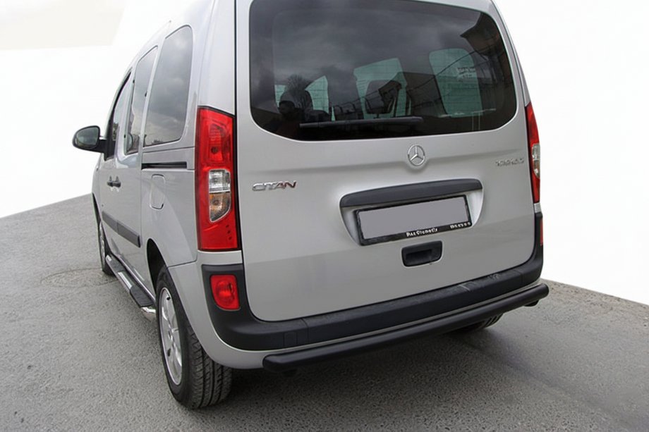 Renault Kangoo 2008–2020 Hinterer Schutz AK002 Schwarz (2 Stk., Edelstahl) Image