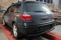 Mitsubishi Outlander 2001-2006 Hinterer Überrollbügel AK002/2 Schwarz (Edelstahl) Foto 3