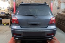 Mitsubishi Outlander 2001-2006 Hinterer Überrollbügel AK002/2 Schwarz (Edelstahl) Foto 2