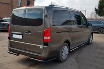 Mercedes Vito/V-class W447 2014- Hinterer Eckenschutz AK003 Schwarz (Edelstahl) Foto 2