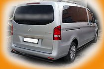 Mercedes Vito/V-class W447 2014- Hinterer Eckenschutz AK003 Schwarz (Edelstahl) Foto 4