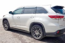 Toyota Highlander 2013-2019 Hintere Eckschutzrohre Black (2 Stk., Edelstahl) Foto 2