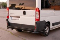 Opel Movano 2021- Hintere Eckschutzrohre AK003 Schwarz (2 Stk., Edelstahl) Foto 2