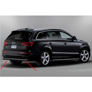 Heckschutz AK002 Schwarz (Edelstahl) Audi Q7 2005-2015