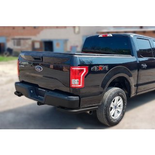 Hintere Eckschutzrohre AK003 Schwarz (2 Stk., Edelstahl) Ford F-150 2014-2021 Foto 2