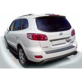 Heckbügel AK007 Schwarz (Edelstahl) Hyundai Santa Fe 2 2006-2012