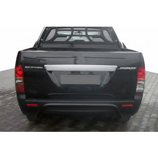 Hinterer Überrollbügel AK006 Schwarz (Edelstahl) SsangYong Action 2005-2018 Foto 1