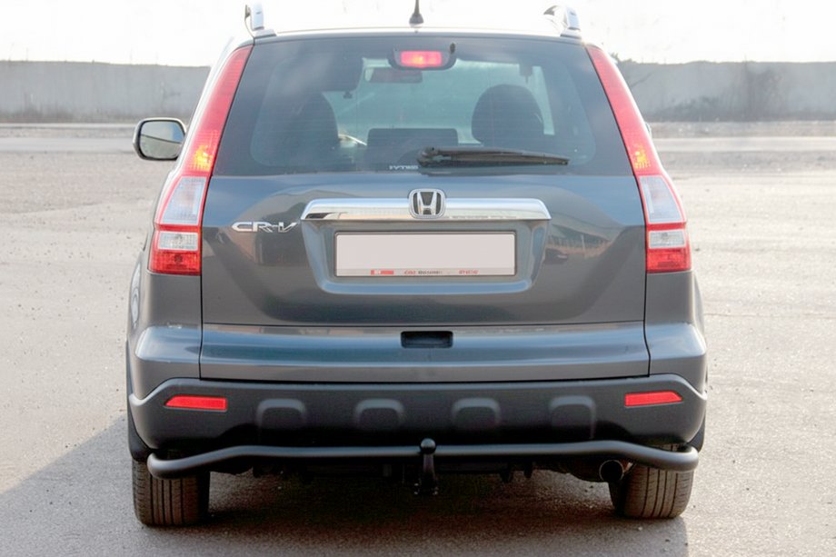 Honda CRV 2007-2011 Heckbügel AK008 Schwarz (Edelstahl) Image