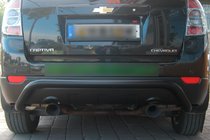 Chevrolet Captiva 2006-2019 Heckbügel AK007 Schwarz (Edelstahl) Foto 1