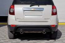 Chevrolet Captiva 2006-2019 Heckbügel AK007 Schwarz (Edelstahl) Foto 2