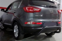 Kia Sportage 2010-2015 Heckbügel AK007 Schwarz (Edelstahl) Foto 1