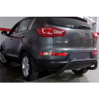 Heckbügel AK007 Schwarz (Edelstahl) Kia Sportage 2010-2015 Foto 1