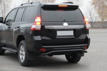 Toyota Land Cruiser Prado 150 2009-2023 Heckbügel AK008 Schwarz (Edelstahl) Foto 1