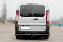Citroen Jumpy 2007–2017 Hintere Eckschutzrohre Double Black (2 Stk., Edelstahl) Foto 2