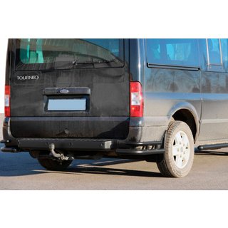 Hintere Eckschutzrohre AK003-Double Black (Edelstahl) Ford Transit 2000–2014 Foto 1