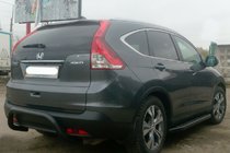 Honda CRV 2012-2016 Heckbügel AK007 Schwarz (Edelstahl) Foto 2