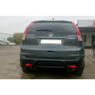 Heckbügel AK007 Schwarz (Edelstahl) Honda CRV 2012-2016 Foto 3