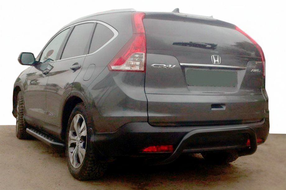 Honda CRV 2012-2016 Heckbügel AK007 Schwarz (Edelstahl) Image