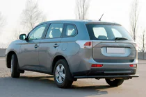 Mitsubishi Outlander 2012-2021 Heckbügel AK004 Schwarz (Edelstahl) Foto 1