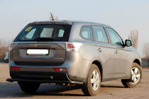 Mitsubishi Outlander 2012-2021 Heckbügel AK004 Schwarz (Edelstahl) Foto 3