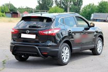 Nissan Qashqai 2014-2021 Heckbügel AK007-1 Schwarz (Edelstahl) Foto 3
