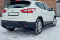 Nissan Qashqai 2014-2021 Heckbügel AK007-1 Schwarz (Edelstahl) Foto 1