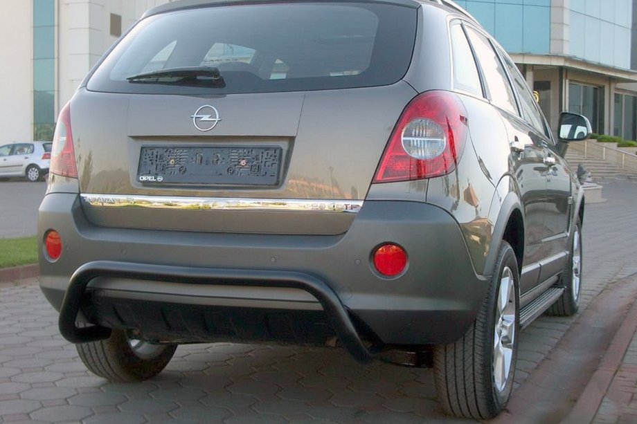 Opel Antara 2006-2017 Heckbügel AK007-1 Schwarz (Edelstahl) Image