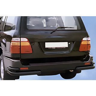 Hintere Eckschutzrohre AK003-Double Black (2 Stk., Edelstahl) Toyota Land Cruiser 100 1998-2007 Foto 3