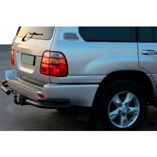 Hintere Eckschutzrohre AK003-Double Black (2 Stk., Edelstahl) Toyota Land Cruiser 100 1998-2007 Foto 1