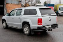 Volkswagen Amarok 2010-2022 Hintere Eckschutzrohre AK003-Double Black (2 Stk., Edelstahl) Foto 2