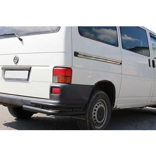 Doppelte hintere Eckschutzrohre AK003-Double Black (2 Stk., Edelstahl) Volkswagen T4 Caravelle/Multivan 1990–2003 Foto 1