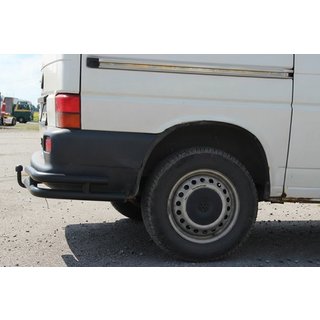 Doppelte hintere Eckschutzrohre AK003-Double Black (2 Stk., Edelstahl) Volkswagen T4 Caravelle/Multivan 1990–2003 Foto 2