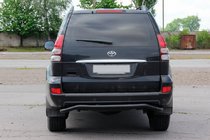 Toyota Land Cruiser Prado 120 2002-2009 Heckschutz AK008 Schwarz Foto 2