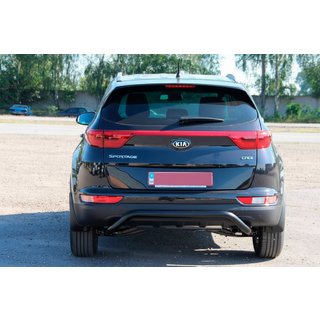Heckschutz AK007 Schwarz (Edelstahl) Kia Sportage 2015-2021 Foto 3
