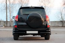 Toyota Rav 4 2006-2013 Hintere Eckschutzrohre AK003-double Schwarz (2 Stk., Edelstahl) Foto 1