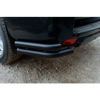 Hintere Eckschutzrohre AK003-Doppel Black (Edelstahl) Toyota Land Cruiser Prado 150 2009-2023 Foto 3
