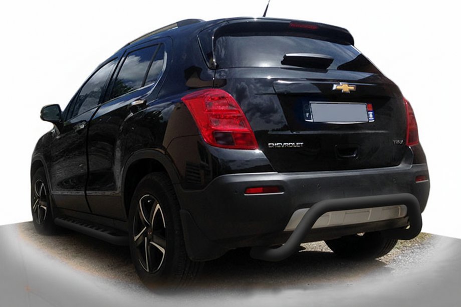 Chevrolet Trax 2012-2023 Heckbügel AK007 Schwarz (Edelstahl) Image