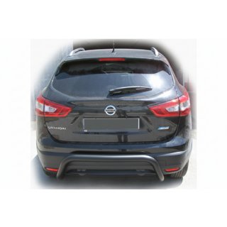Heckbügel AK007-2 Schwarz (Edelstahl) Nissan Qashqai 2014-2021