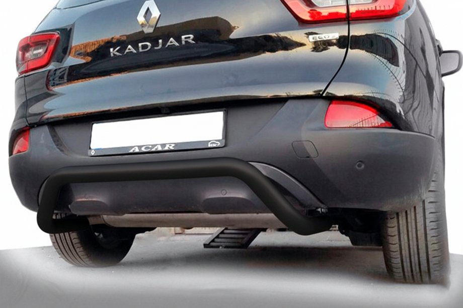 Renault Kadjar 2015-2022 Heckschutz AK007 Schwarz (Edelstahl) Image