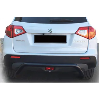 Heckschutz AK007 Schwarz (Edelstahl) Suzuki Vitara 2015-