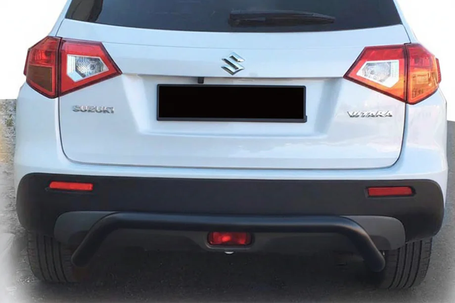 Suzuki Vitara 2015- Heckschutz AK007 Schwarz (Edelstahl) Image