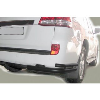Hintere Eckschutzrohre AK003-Double Black (2 Stk., Edelstahl) Toyota Land Cruiser 200 2007-2021