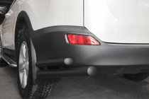 Toyota Rav 4 2013-2018 Hintere Eckschutzrohre AK003-Doppel Black (Edelstahl) Foto 1